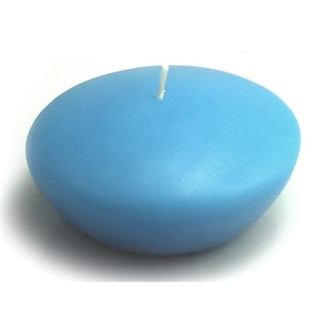 Zest Candle CFZ-055 3 In. Light Blue Floating Candles -12pc-Box